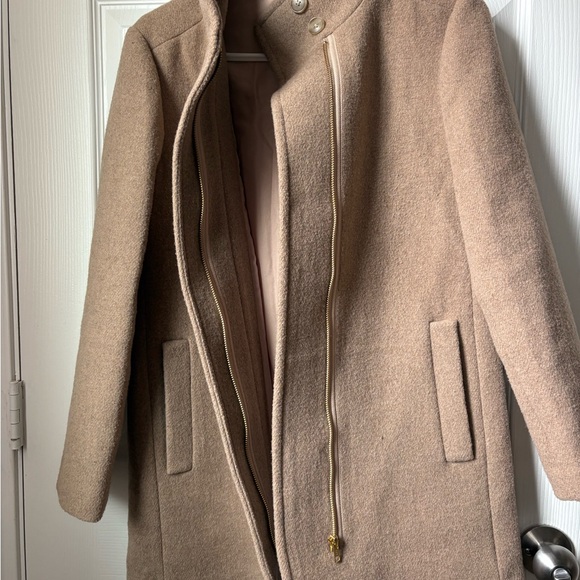 J. Crew Factory Petite Button Neck City Coat - Picture 5 of 5
